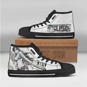 nami one piece anime custom watercolor all star high top sneakers canvas shoes1 Kv1xA