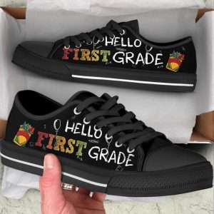 personalized custom class hello my class low top shoes for teachers 1