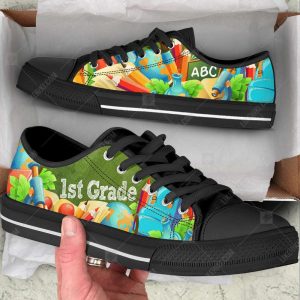 personalized custom class low top shoes for teachers 1