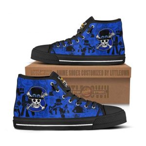 sabo jolly roger high top canvas shoes one piece anime mixed manga style1 Rh9u4
