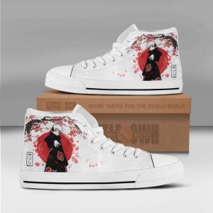 sasori akatsuki naruto anime custom all star high top sneakers canvas shoes1 zVHby