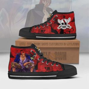 shanks high top shoes custom one piece anime canvas sneakers1 Z3FbA