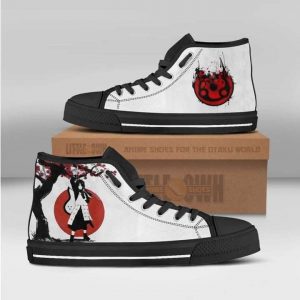 sharingan shoes madara mangekyo custom naruto high tops sneakers canvas anime shoes1 VqlAc