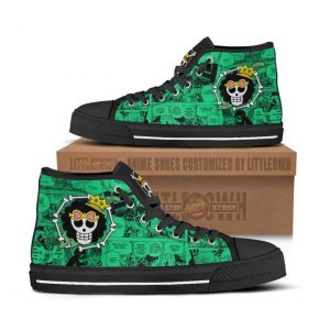 soul king brook jolly roger high top canvas shoes one piece anime mixed manga style60 wmG0S