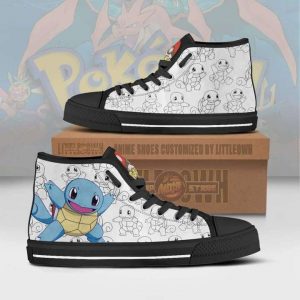 squirtle high top canvas shoes custom pokemon anime sneakers1 eYUq6