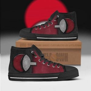 uchiha clan high top sneakers custom naruto anime canvas shoes1 HRppH