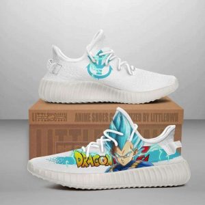 vegeta shoes yeezy super saiyan blue dragon ball anime yeezy boost sneakers1 Eegtj