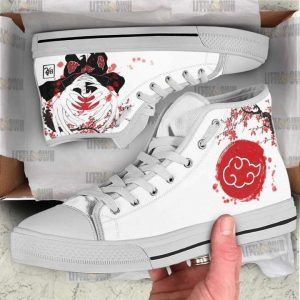 zetsu akatsuki custom naruto high top sneakers canvas anime shoes1 btRYV